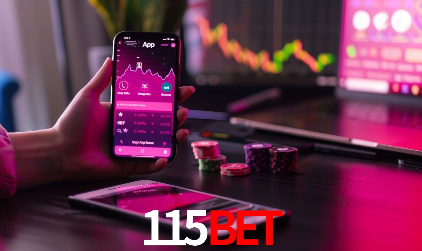 Recursos Exclusivos do App 115BET - Modo Offline, Login Biométrico